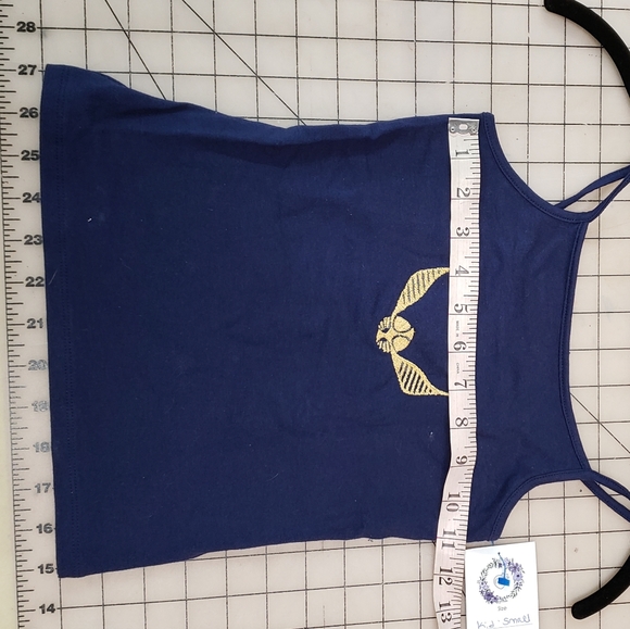 Kids XS Golden Snitch Embroidered Tank top - Picture 2 of 4